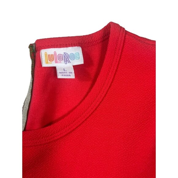 LulaRoe Amelia Women's Pink & Green Dress - Picture 3 of 7